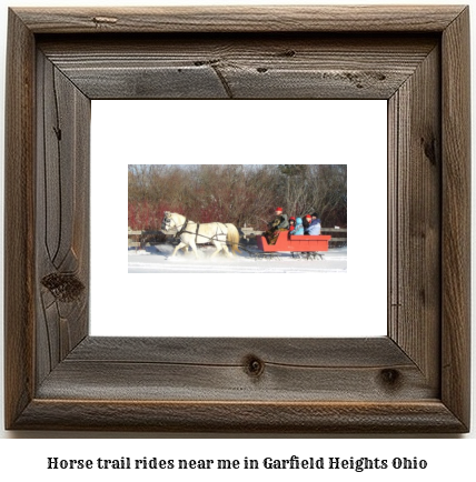 horse trail rides near me in Garfield Heights, Ohio